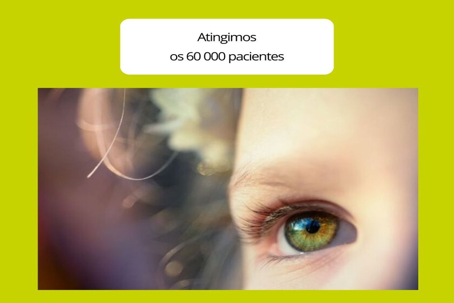 Atingimos os 60 000 pacientes